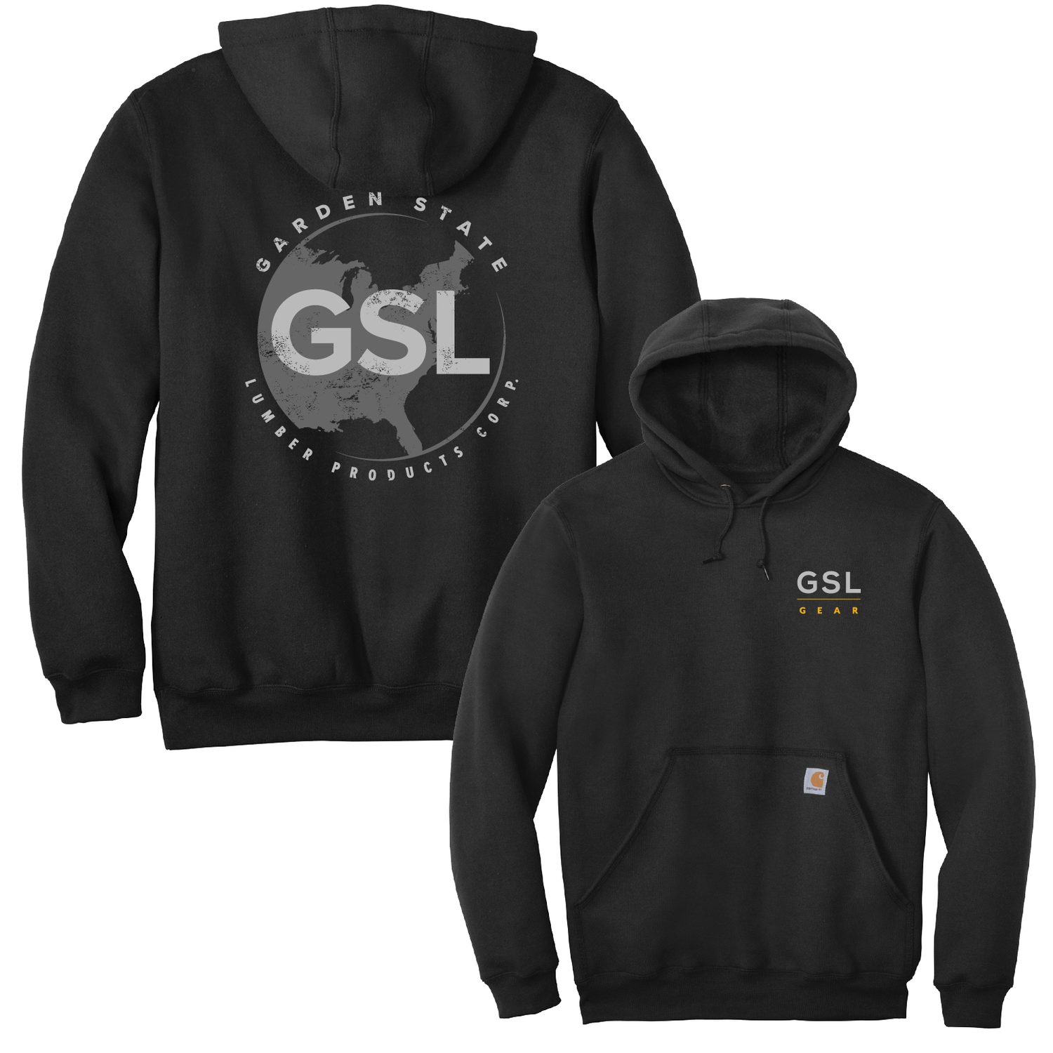 GSL Gear E55 Carhartt Pullover Hoodie - Black