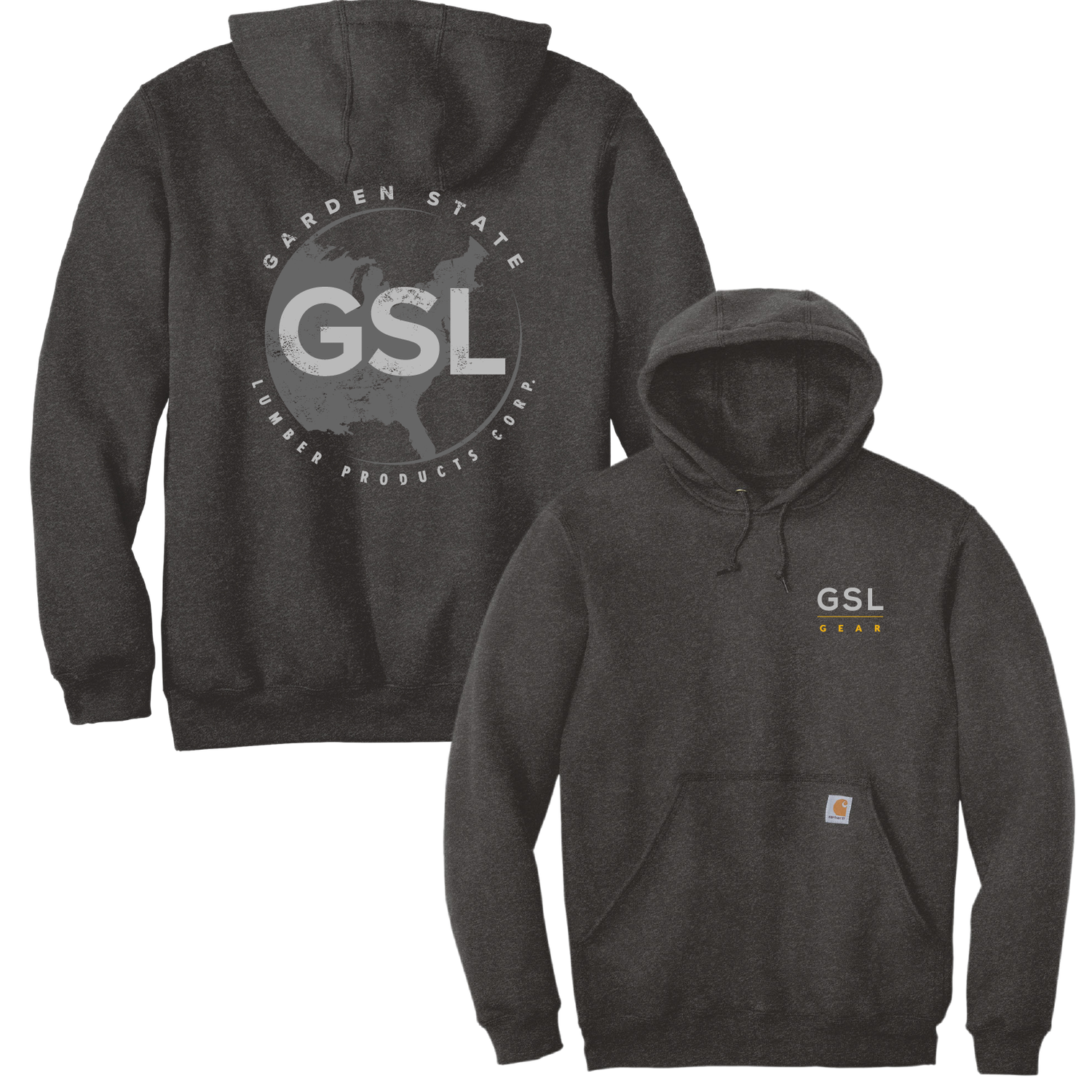 GSL Gear E55 Carhartt Pullover Hoodie - Carbon