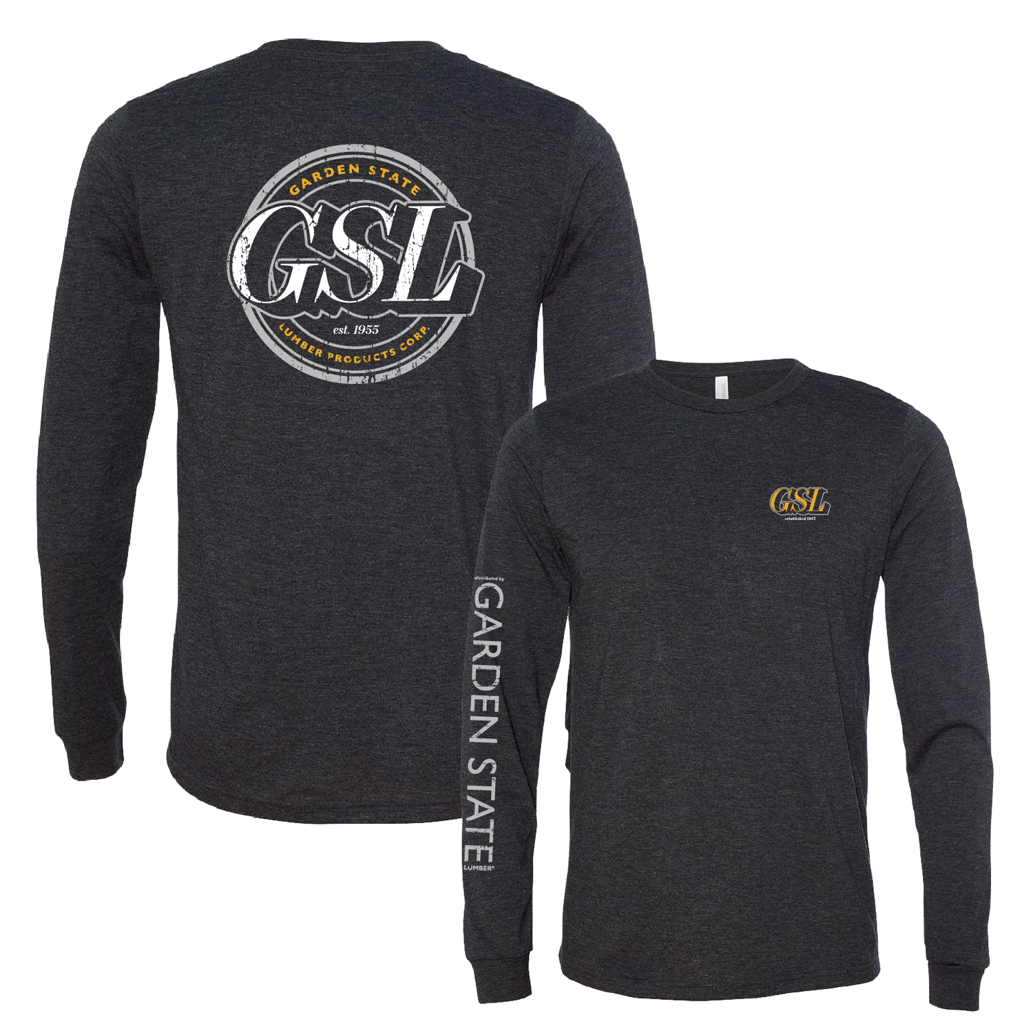 GSL Impact 1 Long Sleeve Tee - Charcoal