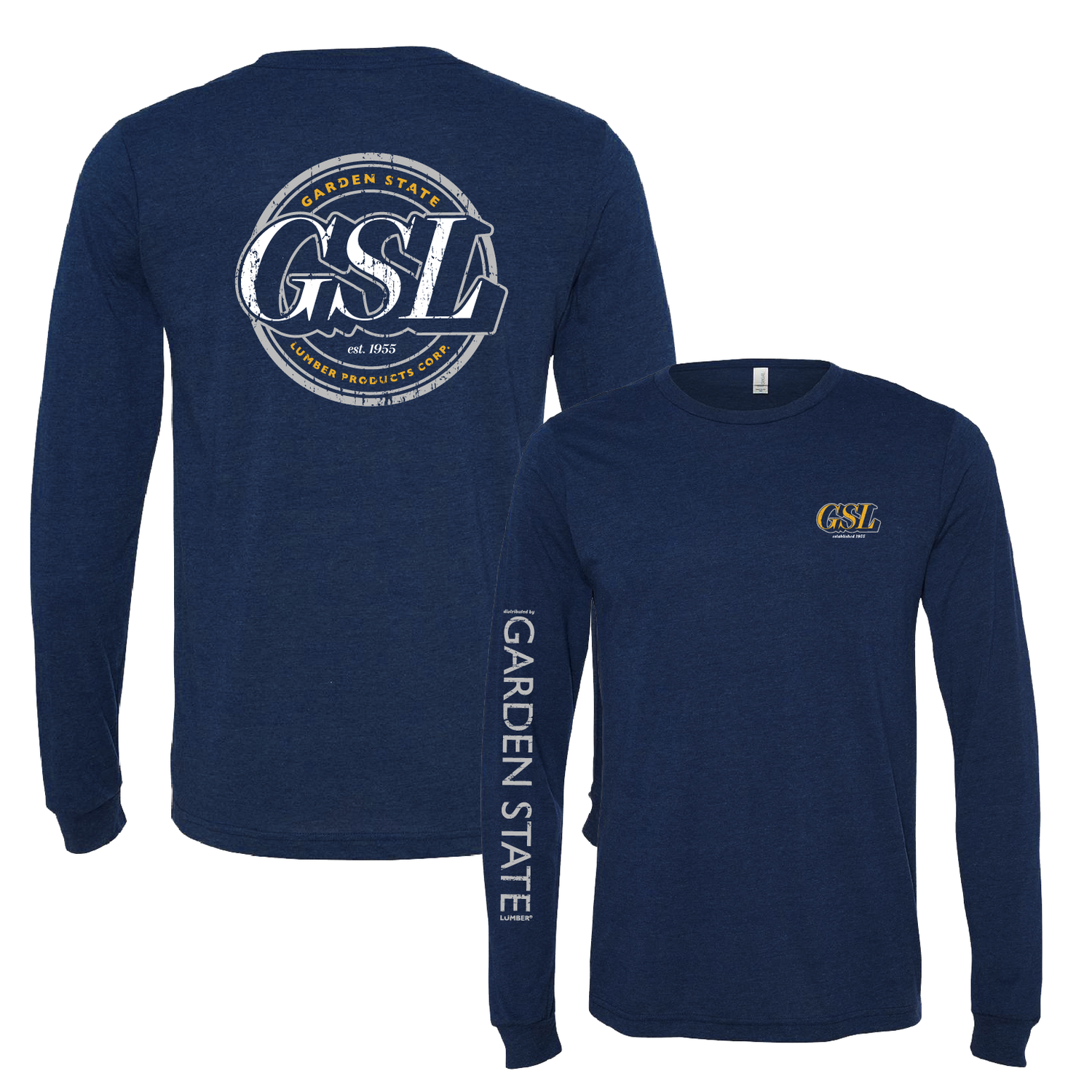 GSL Impact 1 Long Sleeve Tee - Navy