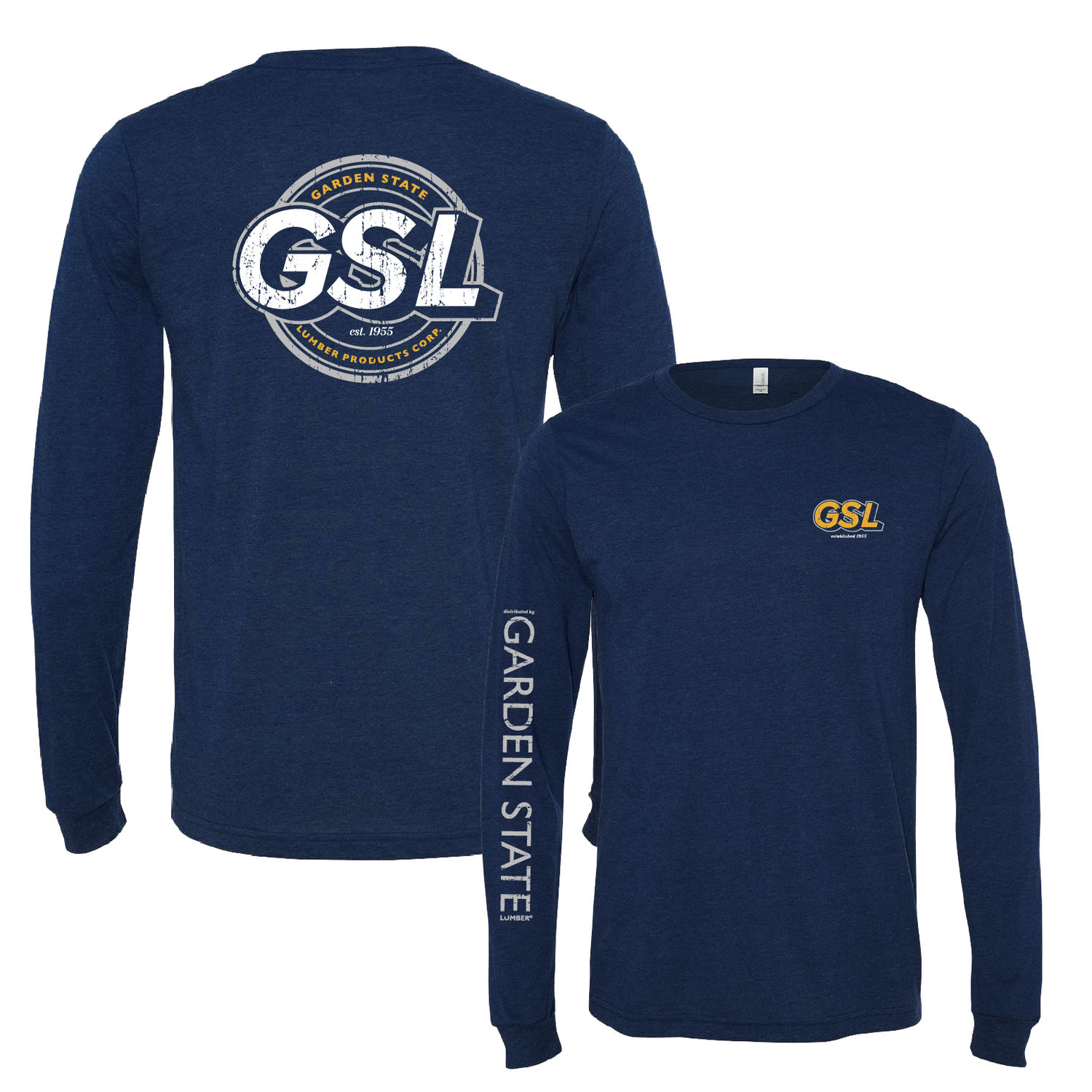 GSL Impact 2 Long Sleeve Tee - Navy