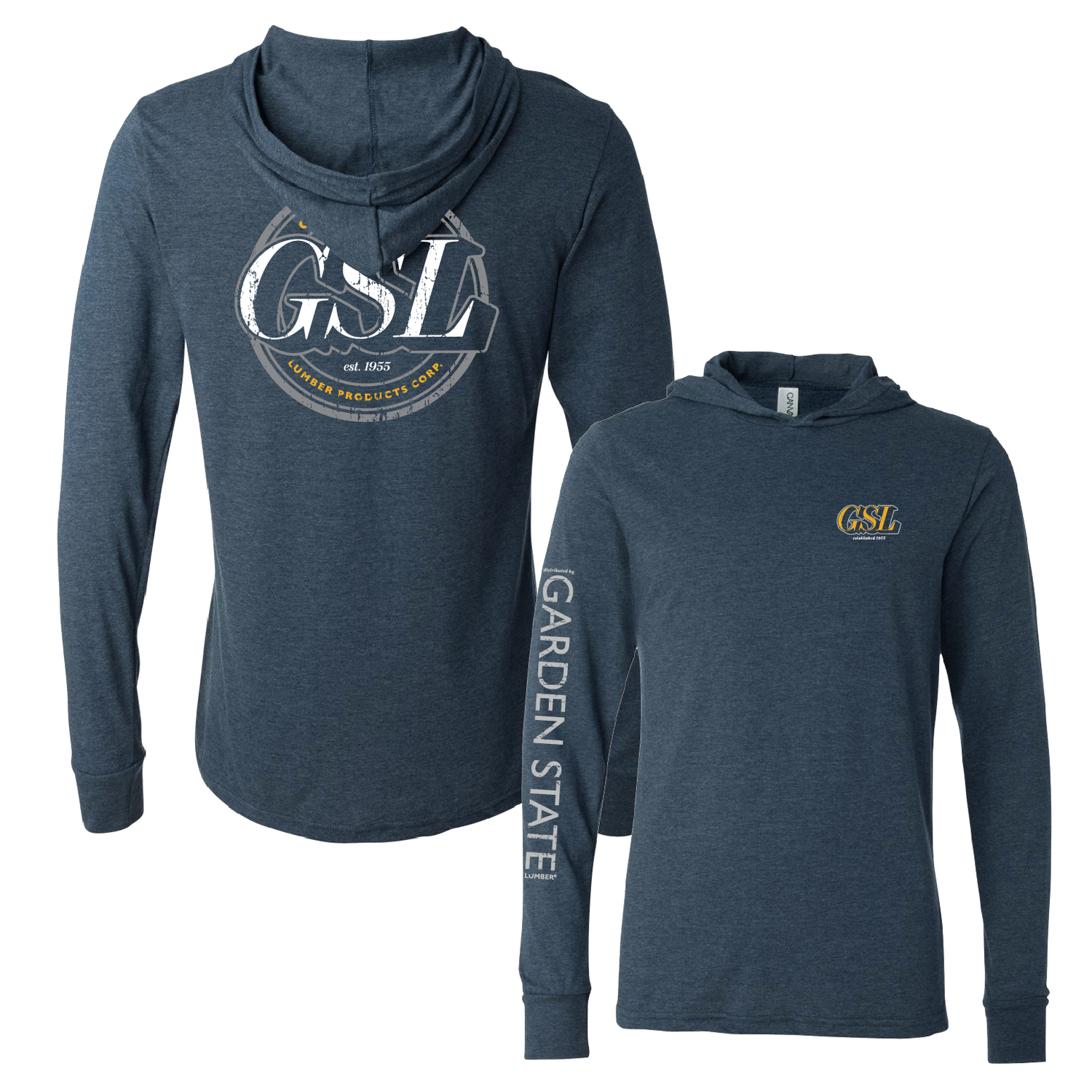 GSL Impact 1 Lightweight Hoodie - Heather Navy