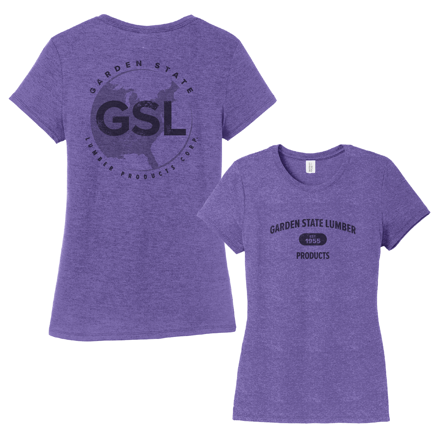 Women's GSL E55 Short Sleeve Tee - Purple Frost