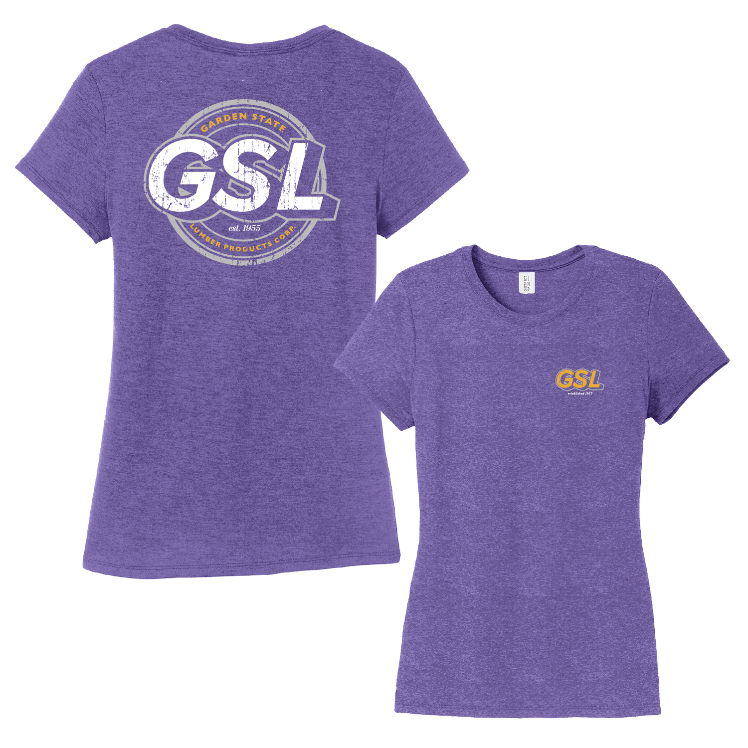Women's GSL Impact 2 Short Sleeve Tee - Purple Frost