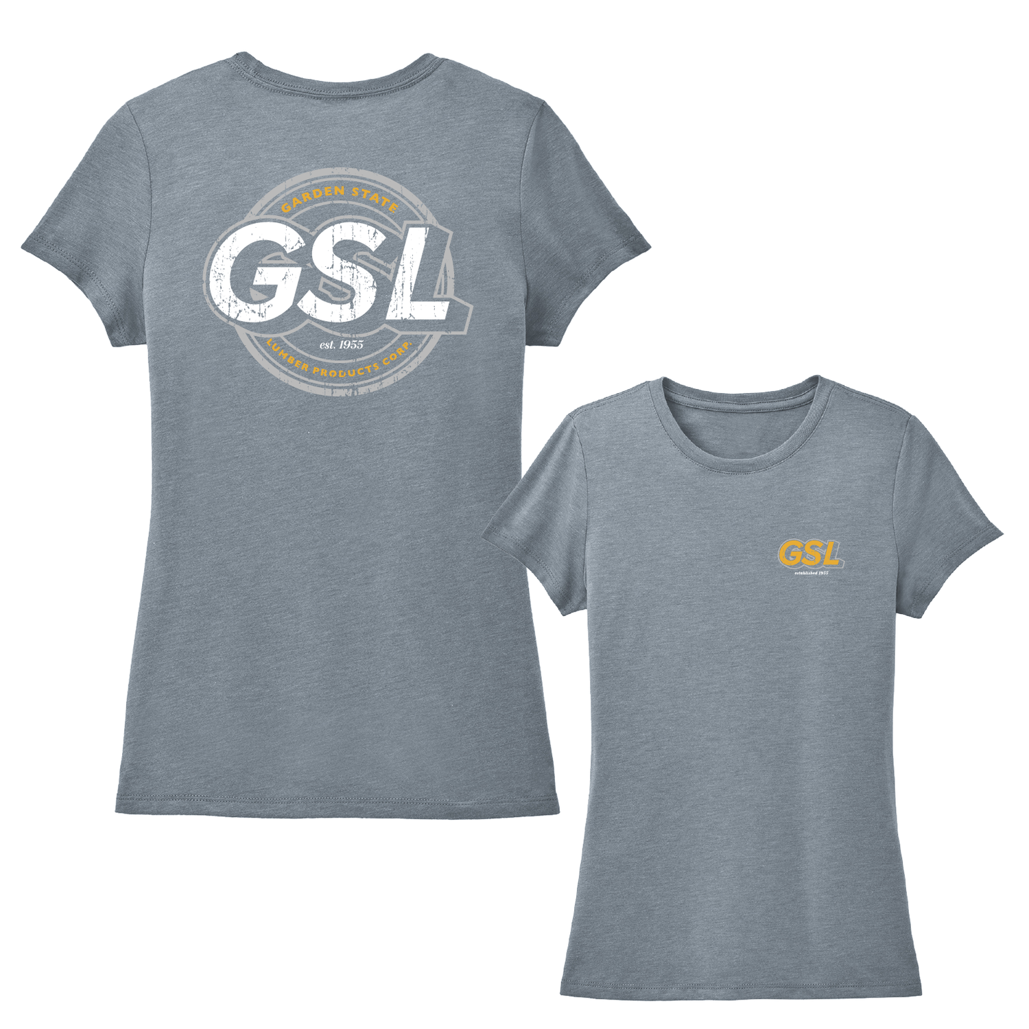 Women's GSL Impact 2 Short Sleeve Tee - Flint Blue Heather
