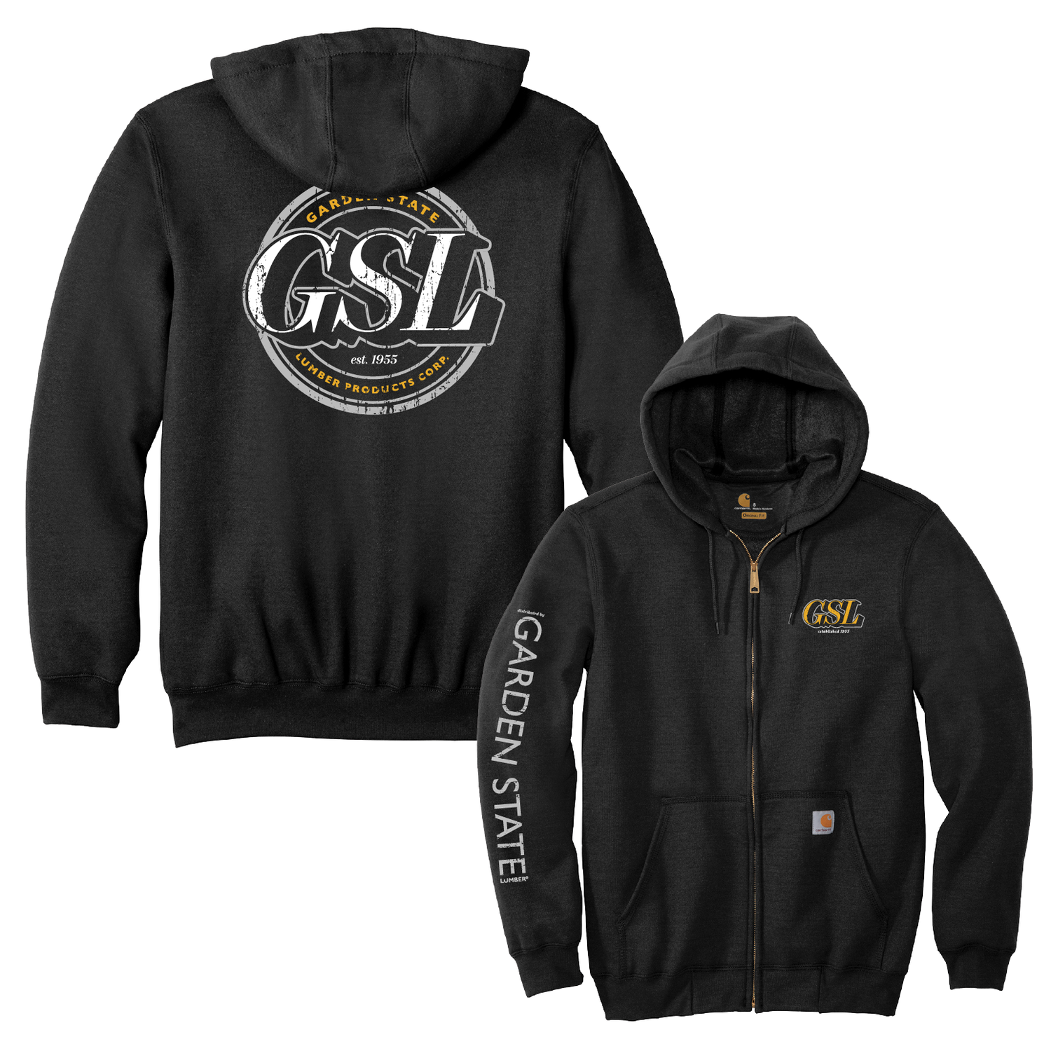 GSL Impact 1 Carhartt Zip Hoodie - Black