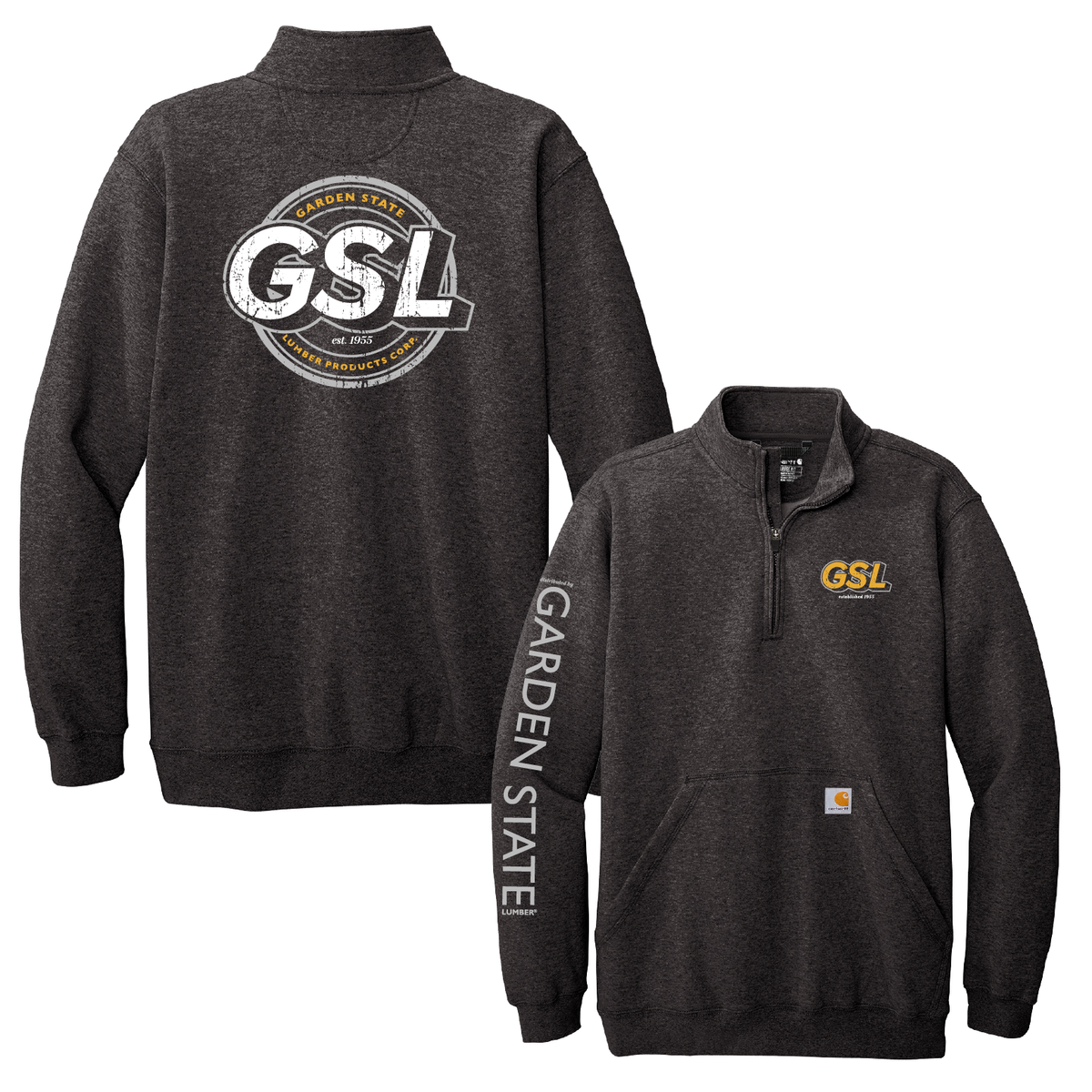 GSL Impact 2 Carhartt 1/4 Zip - Carbon – GSL Gear