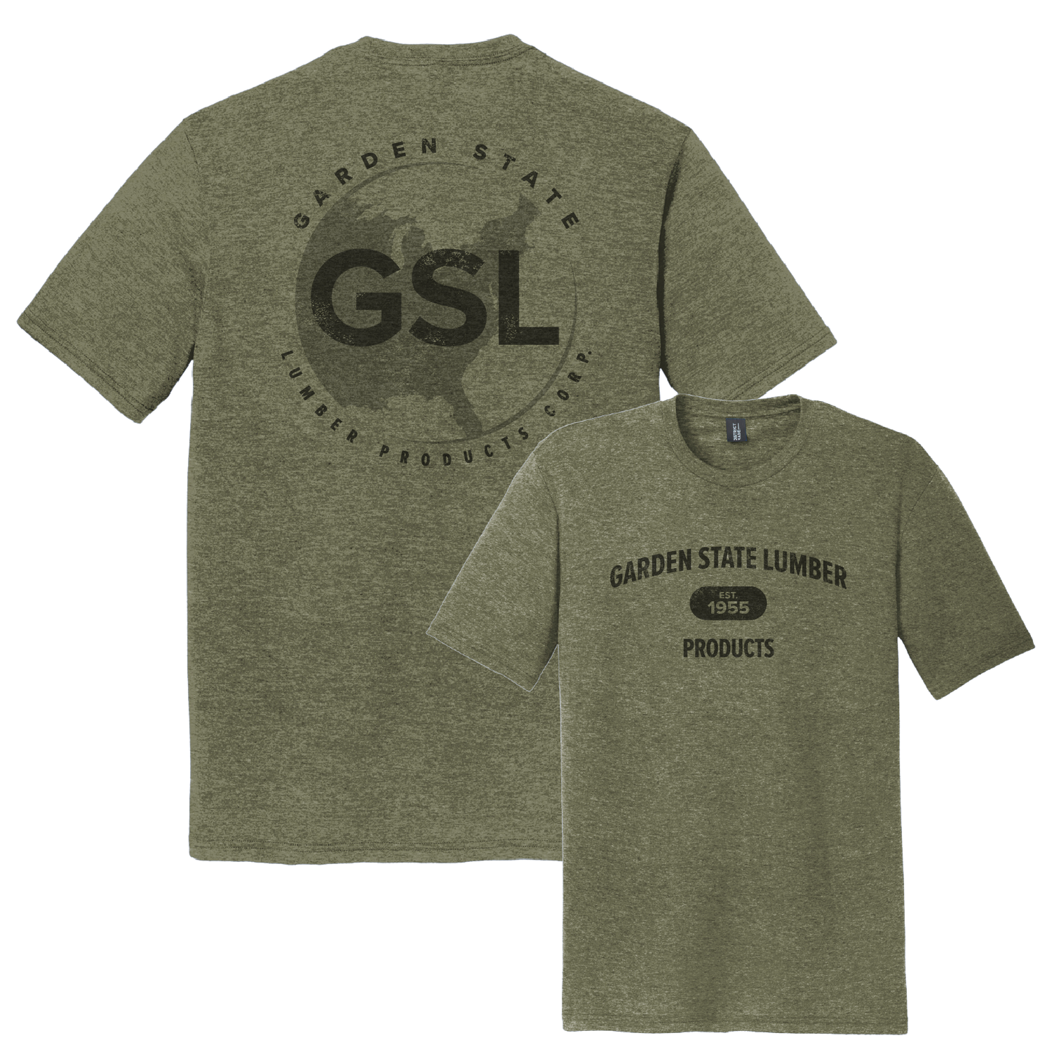 GSL E55 Short Sleeve Tee - Military Green